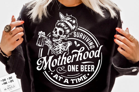 Surviving motherhood one beer at a time svg, Surviving motherhood svg, Motherhood svg, Mom Life Svg, Mom svg