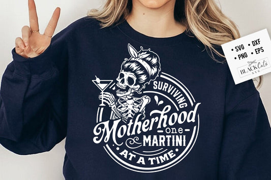 Surviving motherhood one martini at a time svg, Surviving motherhood svg, Motherhood svg, Mom Life Svg, Mom svg