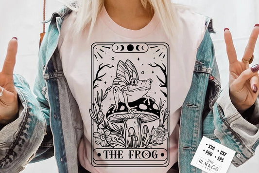 The magic frog tarot SVG, The frog svg, Frog tarot svg, Tarot card svg, frog tarot card svg, the magician tarot svg