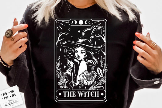 The witch tarot SVG, The witch svg, Witch tarot svg, Tarot card svg, witch tarot card svg, The good witch svg