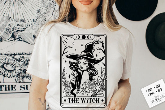 The witch tarot SVG, The witch svg, Witch tarot svg, Tarot card svg, witch tarot card svg, The good witch svg
