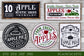 Apple rustic sign svg, Rustic Fall Bundle svg, Apple bundle svg, Rustic farmhouse apples svg, Fall rustic signs svg