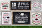 Apple rustic sign svg, Rustic Fall Bundle svg, Apple bundle svg, Rustic farmhouse apples svg, Fall rustic signs svg