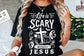 Life Is Scary Without Jesus SVG, Halloween SVG, Christian Halloween svg, Christian Halloween PNG