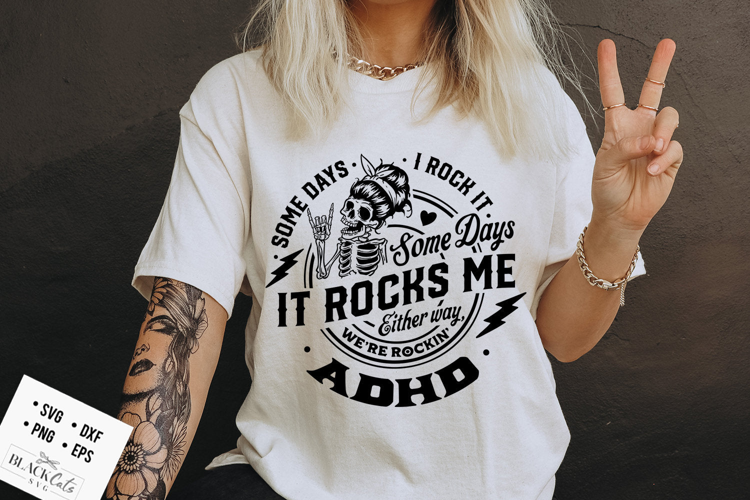 ADHD svg, Some days I rock it some days it rocks me svg, Adhd mode svg ...