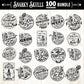 Snarky skulls bundle 100 designs SVG, Adult humor svg, Sarcastic bundle svg, Funny skeleton bundle svg, skeleton svg, Sassy Bundle svg