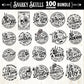Snarky skulls bundle 100 designs SVG, Adult humor svg, Sarcastic bundle svg, Funny skeleton bundle svg, skeleton svg, Sassy Bundle svg