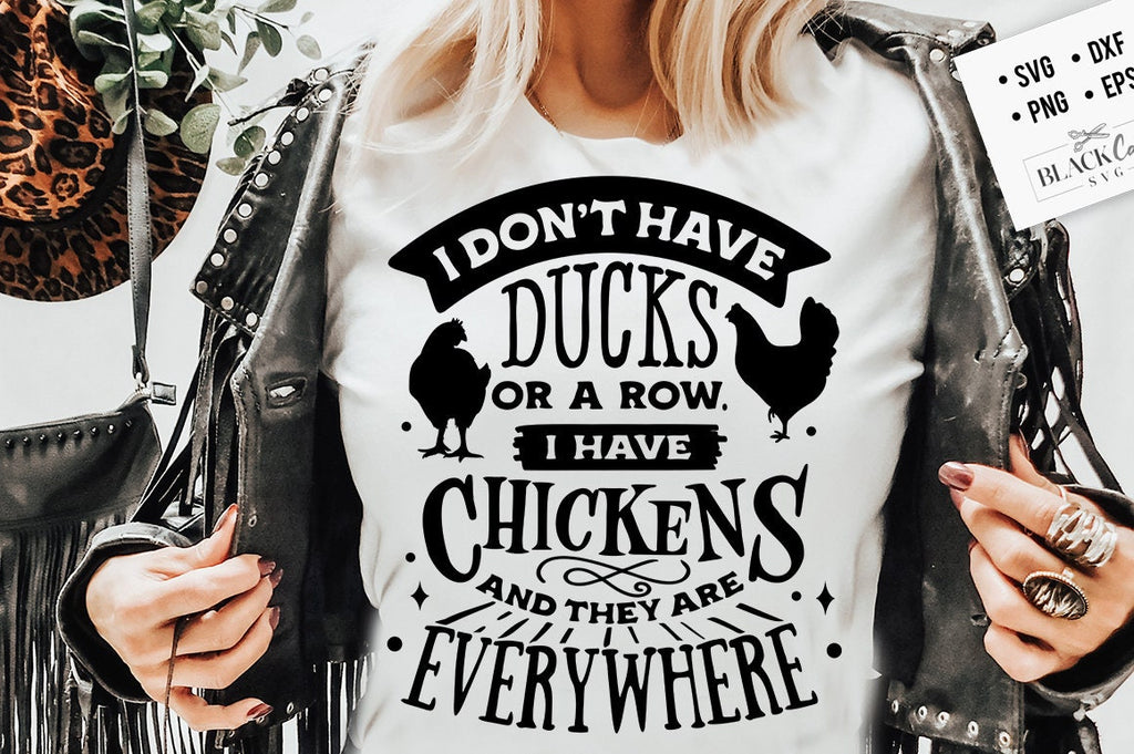 Funny Cross Stitch Pattern I Do Not Have Ducks in a Row I Have