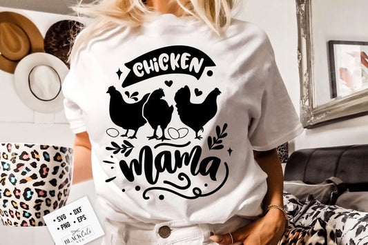 Chicken mama svg, Crazy chicken mama svg, Chicken svg, Funny chickens svg, coop svg, Farmhouse chicken svg, Sarcastic chicken svg