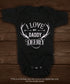 I love my daddy deerly -  SVG file Cutting File Clipart in Svg, Eps, Dxf, Png for Cricut & Silhouette - BlackCatsSVG