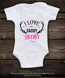 I love my daddy deerly -  SVG file Cutting File Clipart in Svg, Eps, Dxf, Png for Cricut & Silhouette - BlackCatsSVG