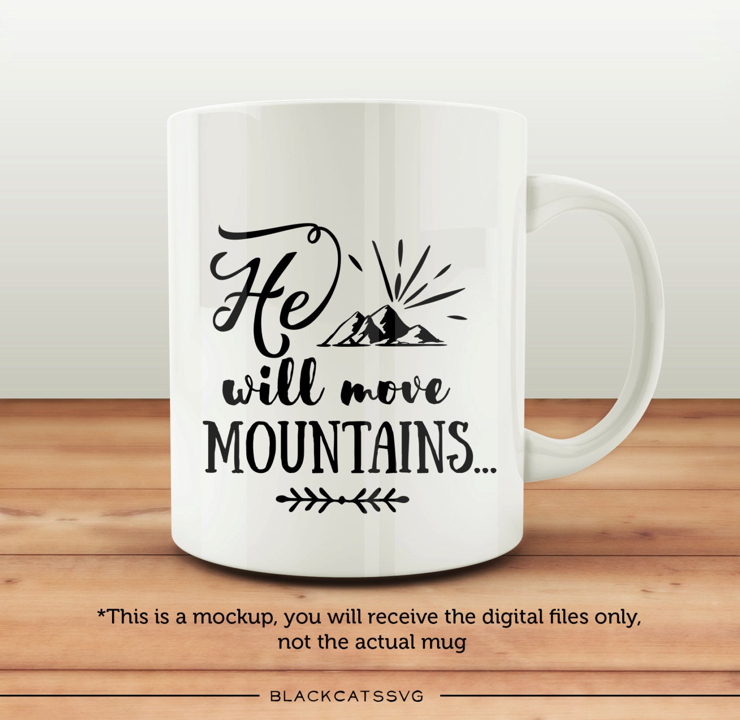 He / She will move mountains  SVG file Cutting File Clipart in Svg, Eps, Dxf, Png for Cricut & Silhouette - BlackCatsSVG
