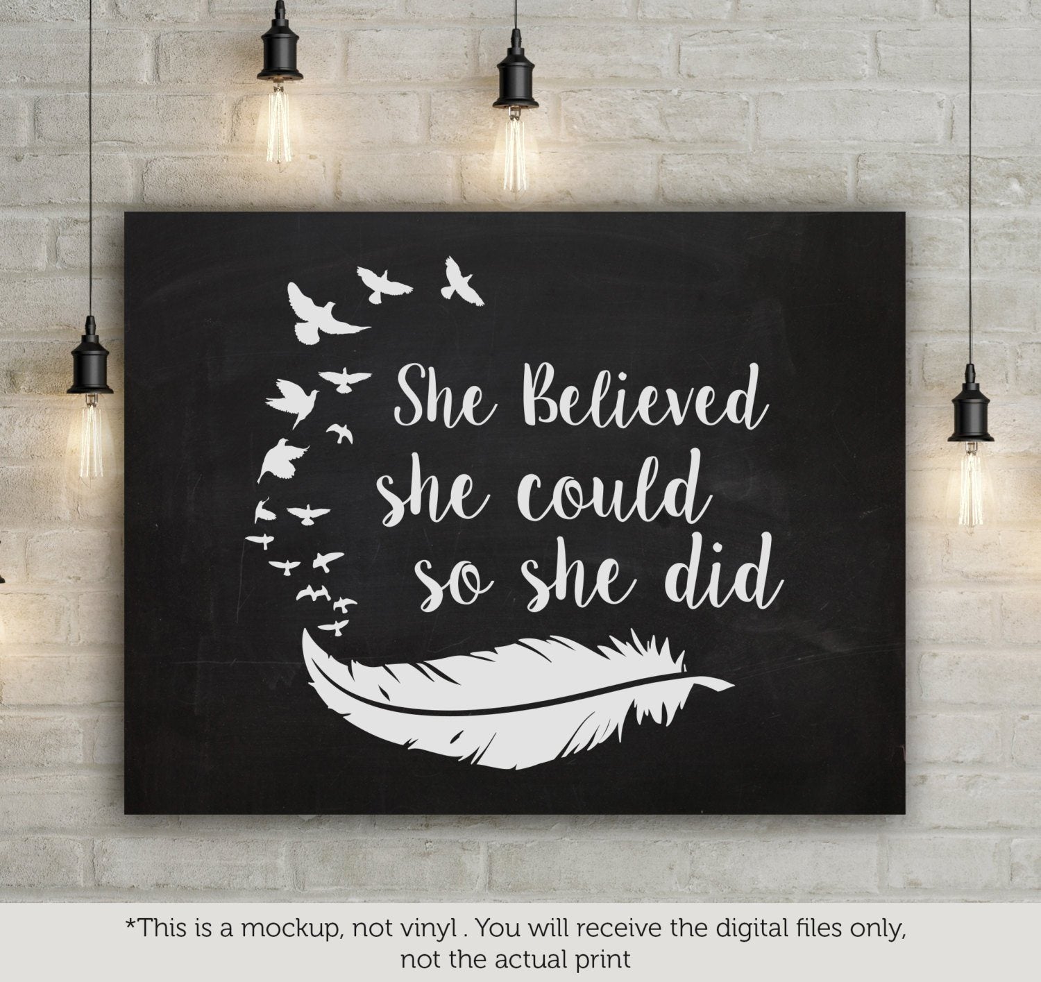 She believed she could so she did SVG file Cutting File Clipart in Svg, Eps, Dxf, Png for Cricut & Silhouette svg - BlackCatsSVG