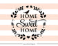 Home sweet home -  SVG file Cutting File Clipart in Svg, Eps, Dxf, Png for Cricut & Silhouette - BlackCatsSVG