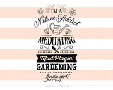 I'm a gardening kinda girl  -  SVG file Cutting File Clipart in Svg, Eps, Dxf, Png for Cricut & Silhouette - BlackCatsSVG