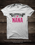 World's Best Nana SVG file Cutting File Clipart in Svg, Eps, Dxf, Png for Cricut & Silhouette - BlackCatsSVG