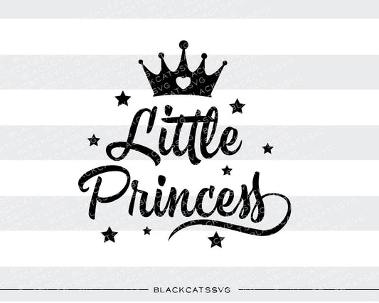 Little Princess SVG file Cutting File Clipart in Svg, Eps, Dxf, Png for Cricut & Silhouette svg - BlackCatsSVG