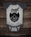 Proud owner of a bearded daddy svg  file Cutting File Clipart in Svg, Eps, Dxf, Png for Cricut & Silhouette  svg little beard SVG - BlackCatsSVG