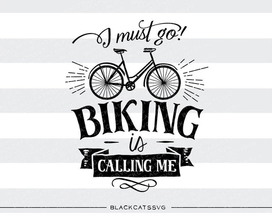 Biking is calling -  SVG file Cutting File Clipart in Svg, Eps, Dxf, Png for Cricut & Silhouette - nature wild arrows svg - BlackCatsSVG