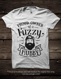Proud owner of a fuzzy hubby  SVG file Cutting File Clipart in Svg, Eps, Dxf, Png for Cricut & Silhouette  svg bearded husband - BlackCatsSVG