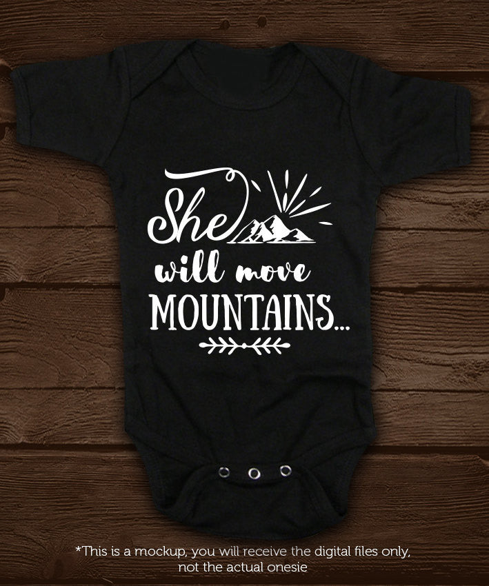 He / She will move mountains  SVG file Cutting File Clipart in Svg, Eps, Dxf, Png for Cricut & Silhouette - BlackCatsSVG