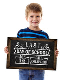 First day of school sign / Last day of school sign SVG file Cutting File Clipart in Svg, Eps, Dxf, Png for Cricut & Silhouette - BlackCatsSVG
