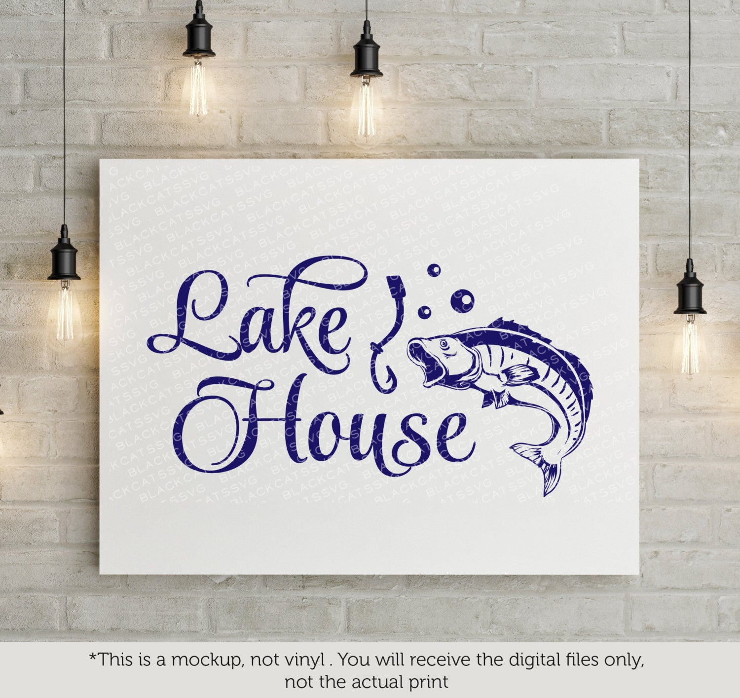 Lake house -  SVG file Cutting File Clipart in Svg, Eps, Dxf, Png for Cricut & Silhouette - BlackCatsSVG