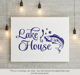 Lake house -  SVG file Cutting File Clipart in Svg, Eps, Dxf, Png for Cricut & Silhouette - BlackCatsSVG