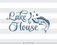 Lake house -  SVG file Cutting File Clipart in Svg, Eps, Dxf, Png for Cricut & Silhouette - BlackCatsSVG