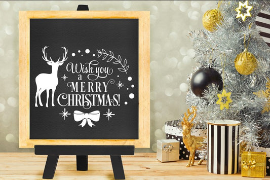 Wish you a Merry Christmas SVG