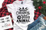 Merry Christmas ya filthy animal SVG