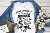 Most difficult times help us define svg