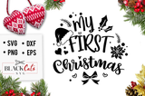 My first Christmas SVG cutting file