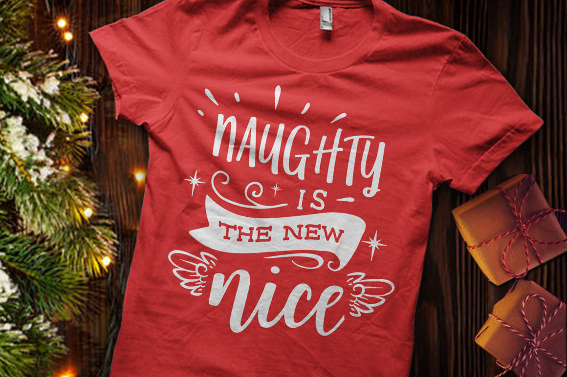 Naughty is the new nice SVG cutting file