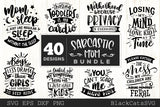 Funny Mom SVG bundle 40 designs Sarcastic mom SVG files