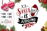 Santa is judging you SVG