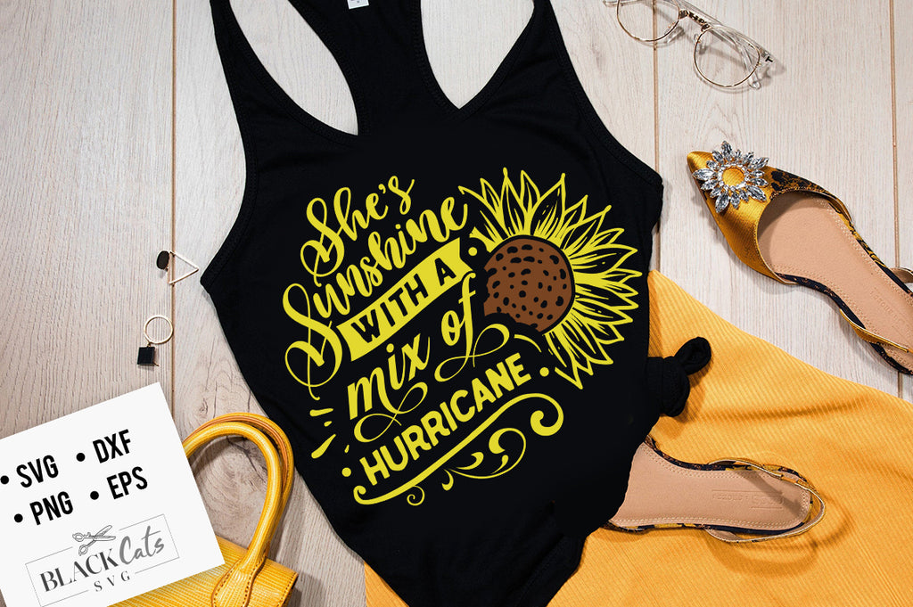 She's Sunshine With A Mix Of SVG File