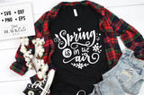 Spring is in the air SVG file Cutting File Clipart in Svg, Eps, Dxf, Png for Cricut & Silhouette