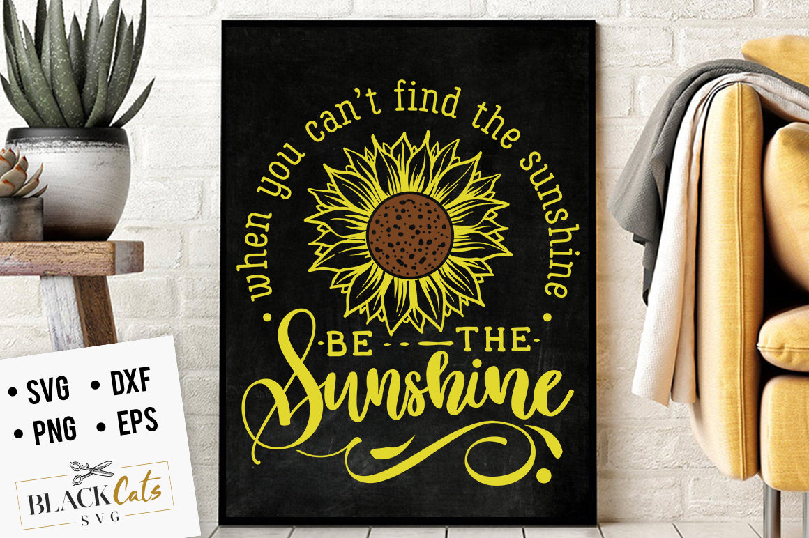 When You Can't Find the Sunshine SVG File – BlackCatsSVG