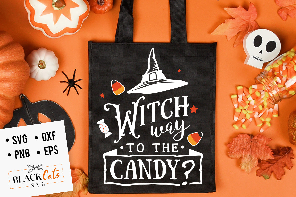 Witch Way to the Candy SVG File